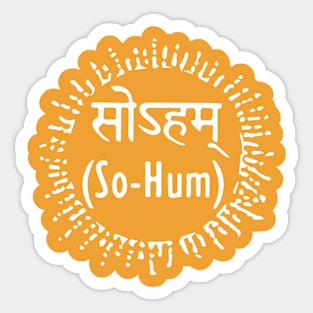 So Hum Sticker